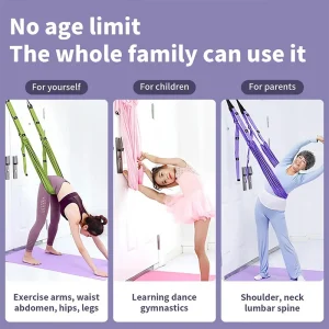 Luxury Purple Aerial Yoga Rope -