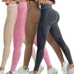 Women Yoga Pants  Seamless Gym High Waist