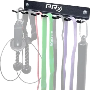 Heavy-Duty Wall-Mounted Gym Rack Organizer