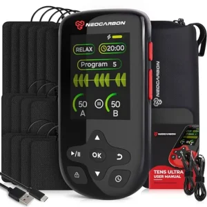 NEOCARBON TENS Unit Muscle Stimulator Ultra for Pain Relief